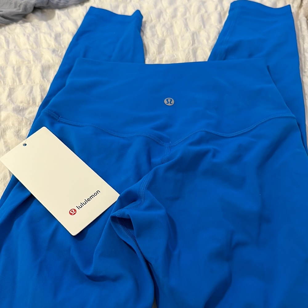 lululemon align leggings blazer blue size 4